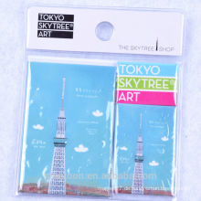 2016 Fabrik hergestellt direkt reine blaue Farbe Design Tokyo Turm Japan Souvenir Zinn Platte Kühlschrankmagnete